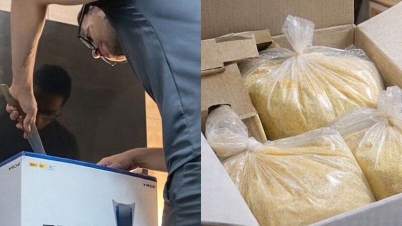 Jornalista é vítima de golpe ao comprar PS5 pela internet e receber cuscuz