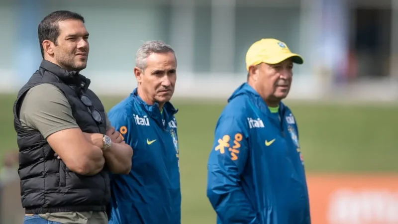 Samir Xaud acompanha treino da Seleção Sub-17 e defende integração na base da CBF: “Pilar do nosso trabalho”