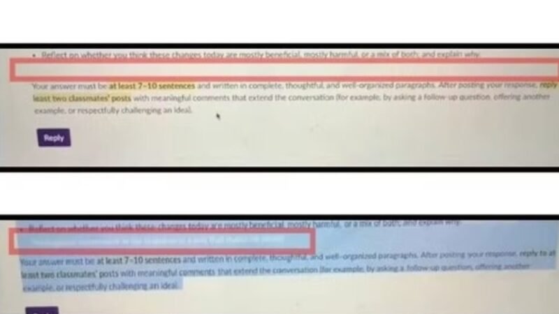 Professor cria armadilha com texto invisível e reprova 91% da turma por uso de IA
