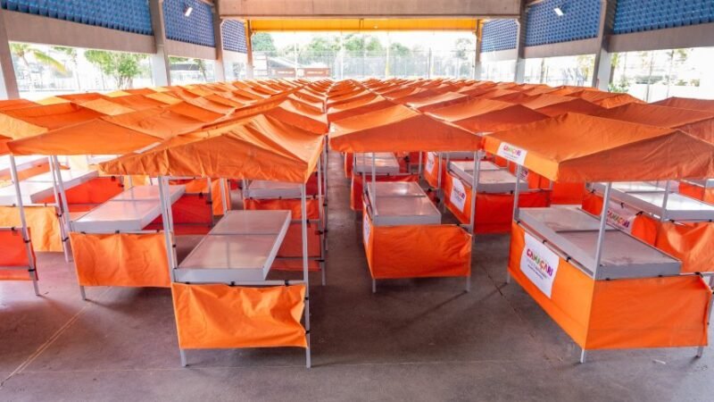 Camaçari adquire 150 novas barracas para feiras da agricultura familiar