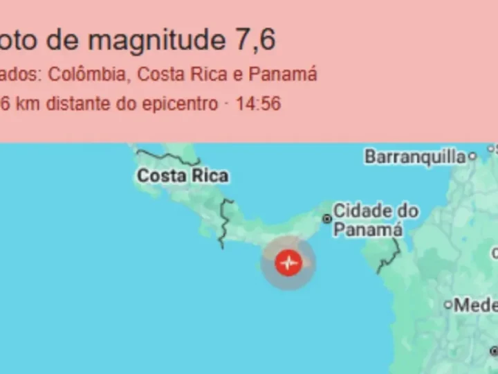 Terremoto de magnitude 7,6 atinge o Panamá e autoridades emitem alerta de tsunami
